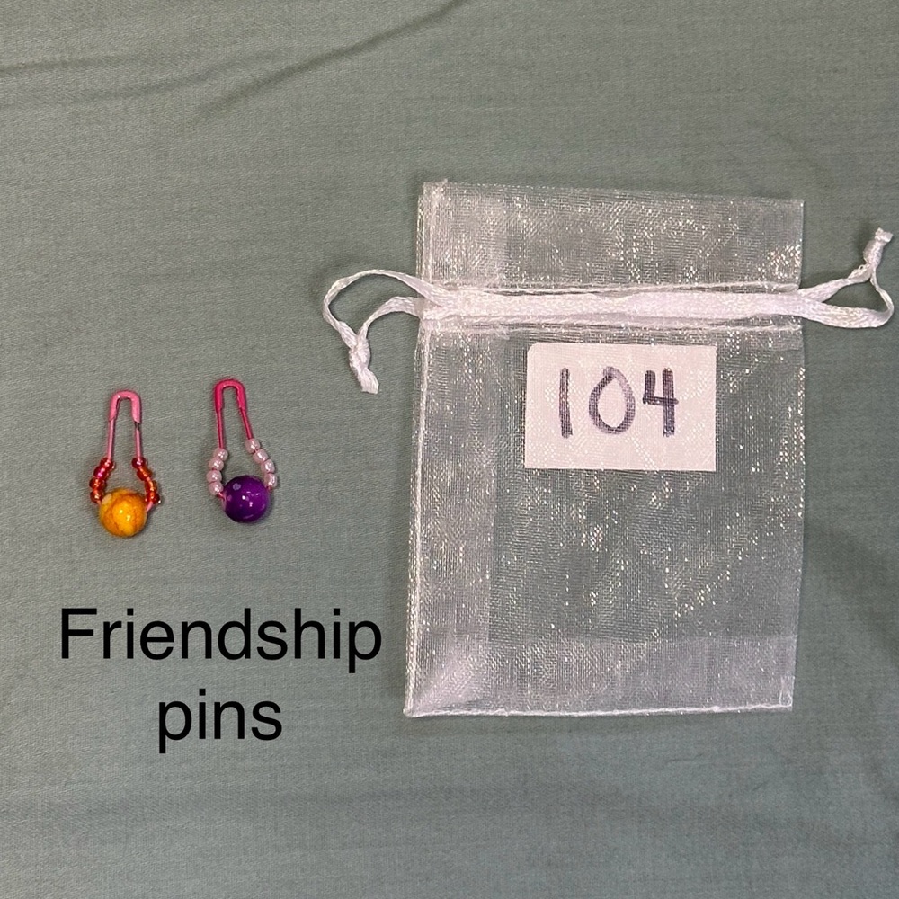 Colorful Friendship Pins